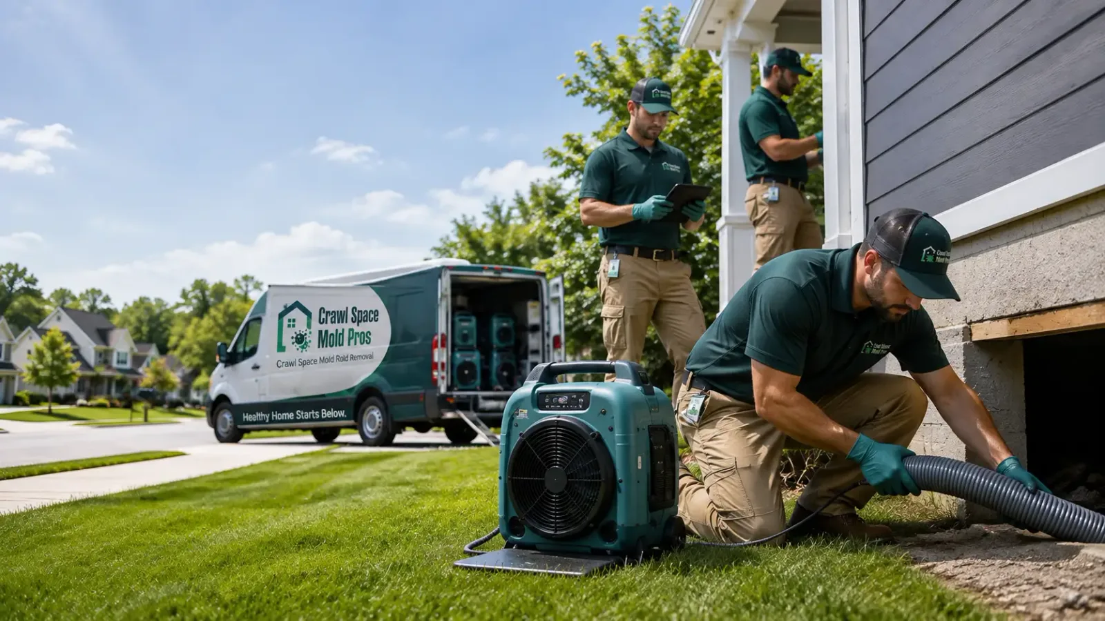 Crawl Space Mold Removal in Woods Hole, MA